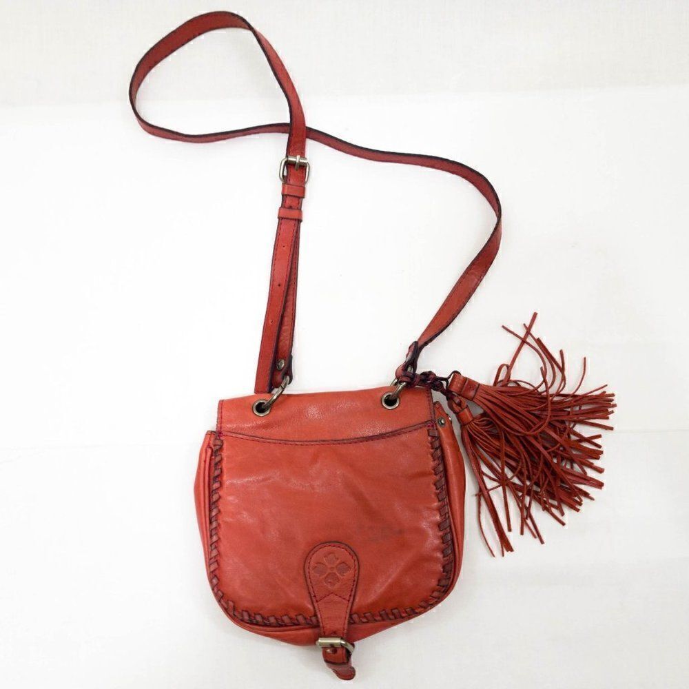 Patricia Nash Karisa Red Leather Crossbody